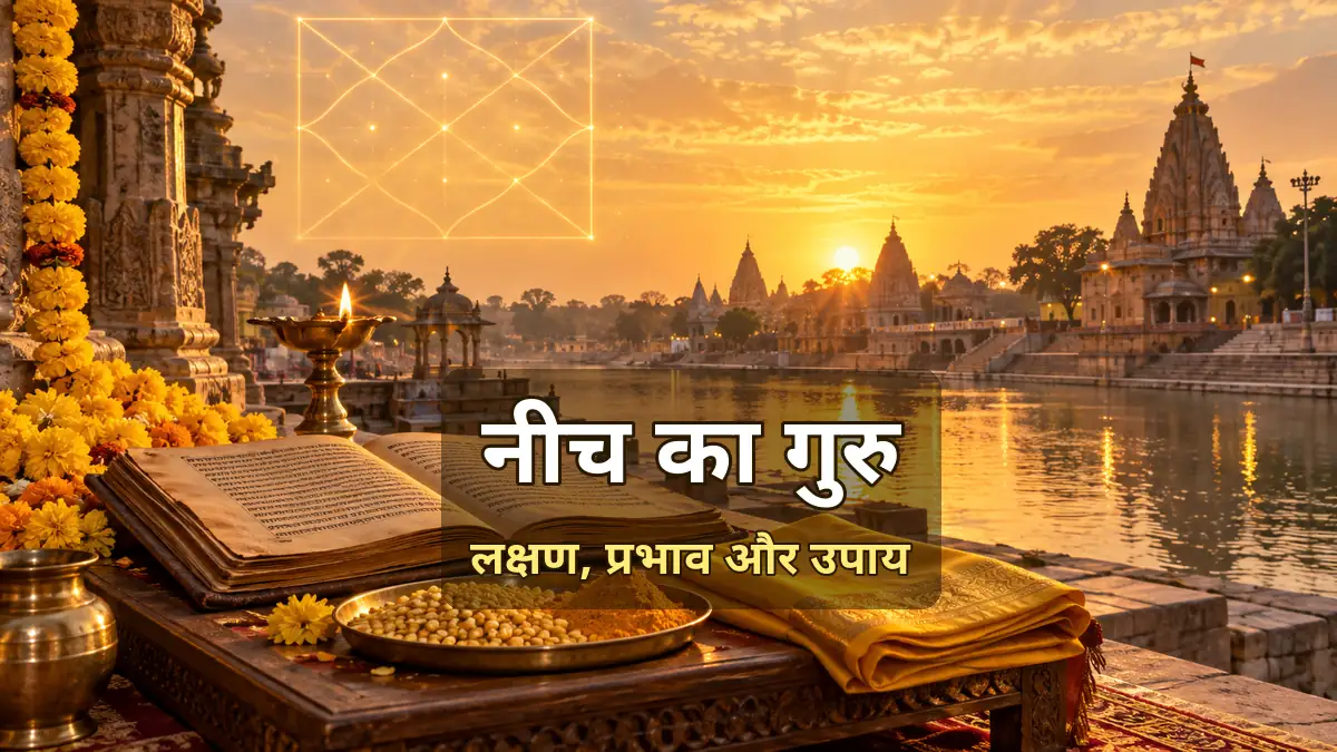 कुंडली में नीच का गुरु के लक्षण और उपाय
