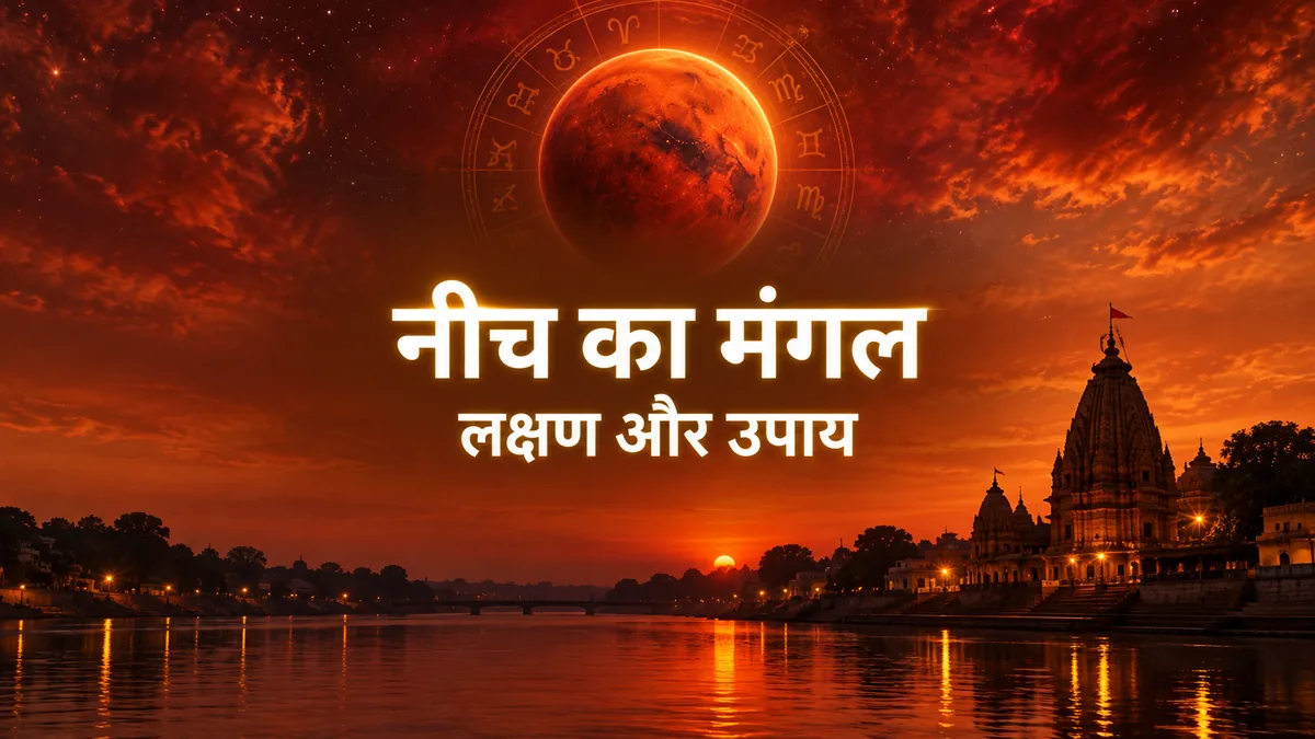 कुंडली में नीच का मंगल के लक्षण और उपाय